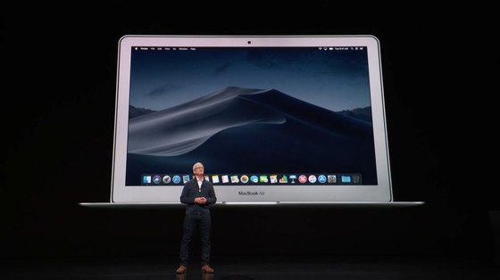 ついに新型「MacBook Air」が登場、Retinaディスプレイ搭載＆より薄型
