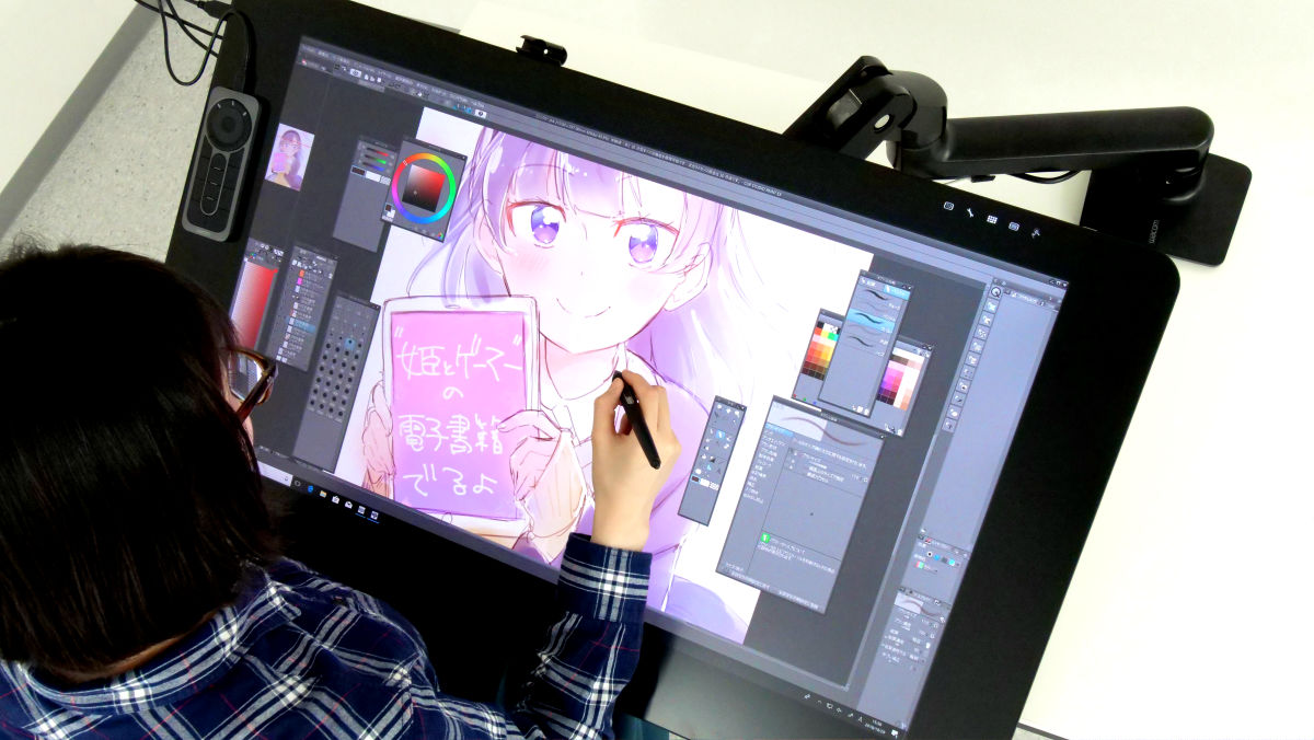 ワコム史上最大の4K液晶ペンタブ「Wacom Cintiq Pro 32」＆専用アーム ...