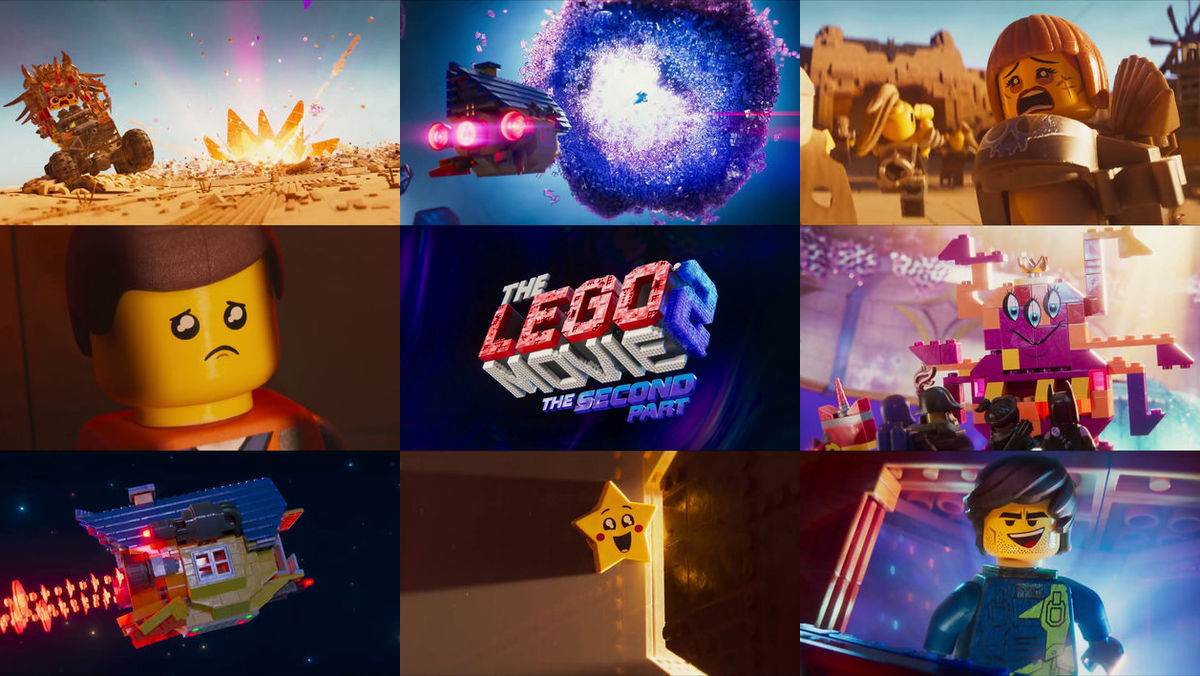 The latest of the movie 'LEGO Movie 2' in which the Lego Blocks rage at overwhelming haughty chance degree is released - GIGAZINE