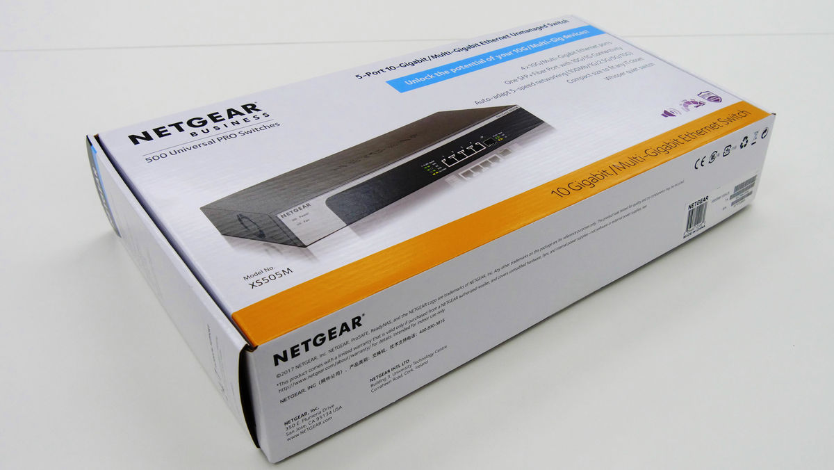 10GBASE-Tを4ポート備えるスイッチングハブ「NETGEAR XS505M-100AJS ...