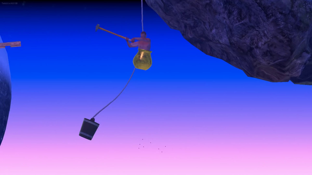 Snake in 03:29.679 by Sen - Getting Over It With Bennett Foddy