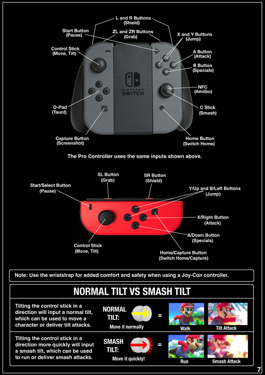 Nintendo Switch版スマブラの 大乱闘スマッシュブラザーズ Special には説明書がないので作ってみた Gigazine