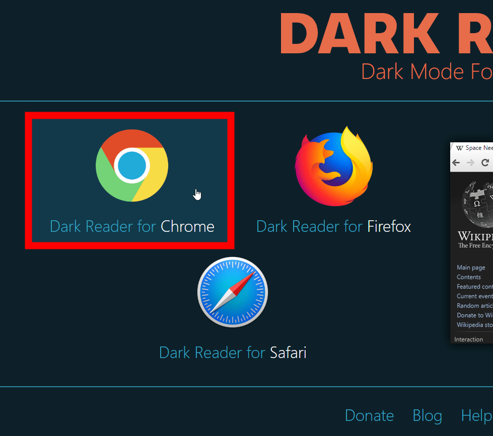 Chrome Firefox Safariを簡単に ダークモード にできる拡張機能 Dark Reader を使ってみた Gigazine