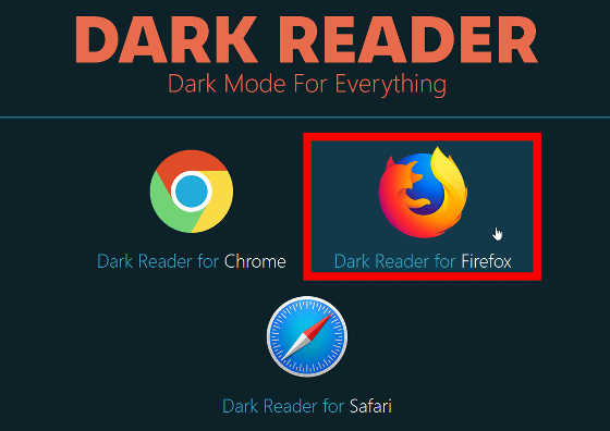 dark reader safari