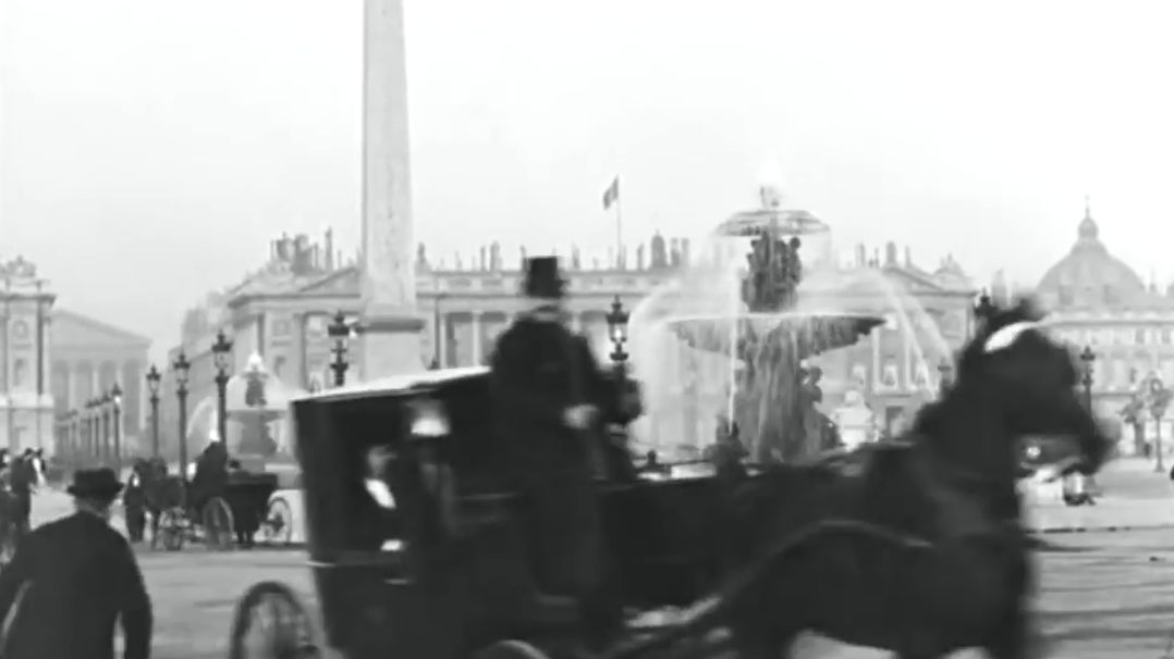 19世紀末のパリの様子を収めた貴重なムービーがYouTubeで公開され90万