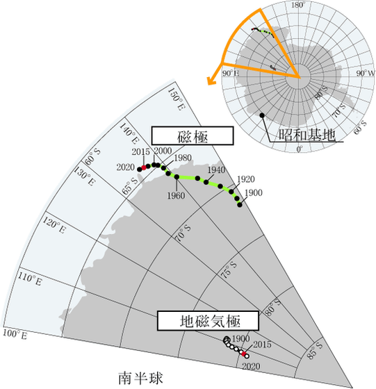 地球の 磁場 の動きが活発化 原因は研究者にも不明 01