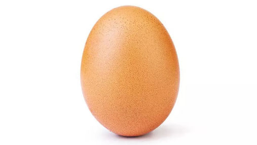 ただの卵の画像が3600万いいねを獲得 Instagramの最多を更新 ライブドアニュース