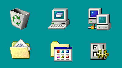 20年経っても色あせないwindows 98のアイコンを無料でダウンロード可能