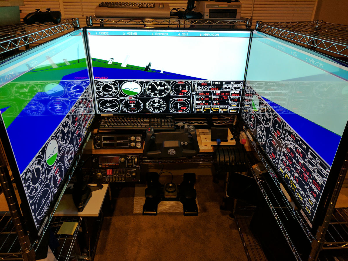 building flight simulator pc