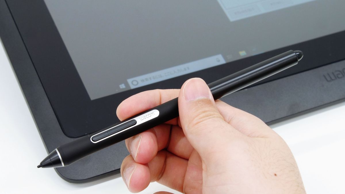 Pen runs and drawing is fun' Slim pen for Wacom's liquid tab