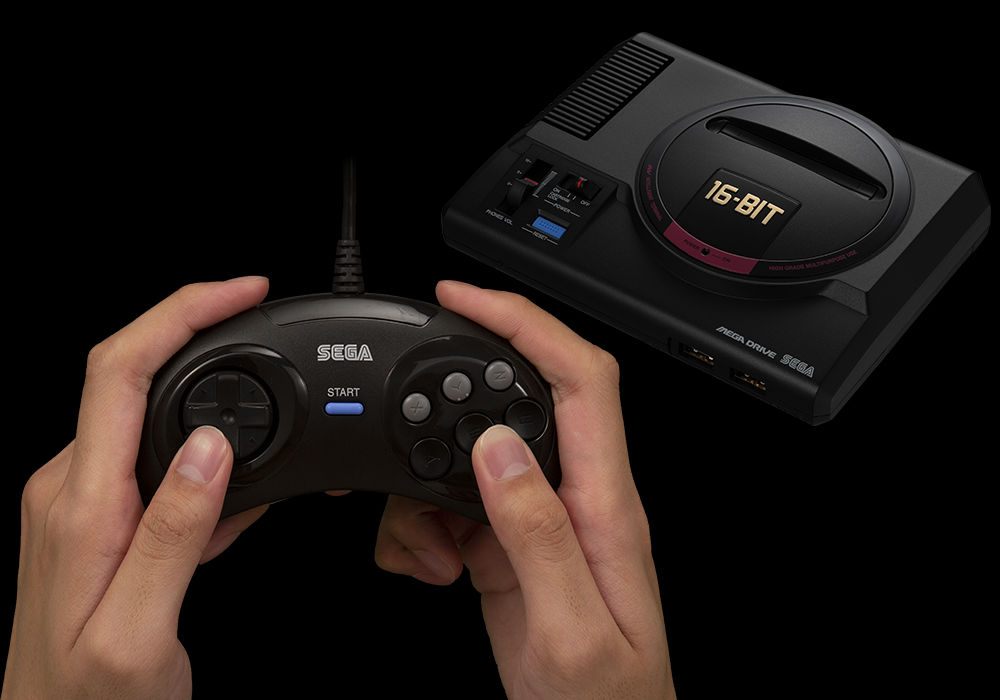 Sega MegaDrive Mini (1 controller)16BIT game console mini size 40  masterpieces#1