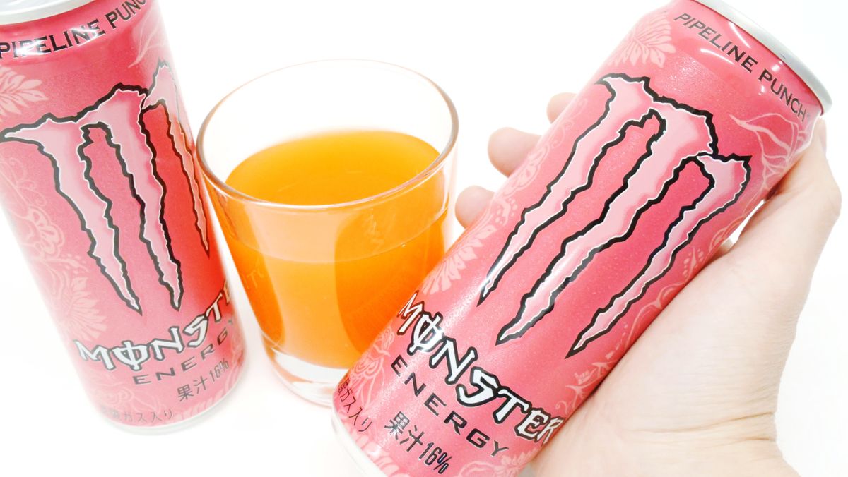 Monster Pipeline Punch' is a sweet and easy-to-drink energy drink that is  mixed with passion fruit, guava, and other tropical fruits. - GIGAZINE