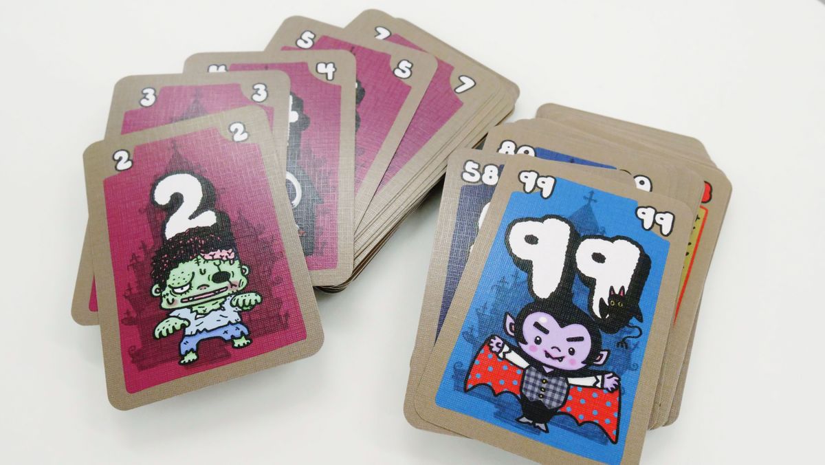 アクマを封印するためにお互いの気持ちを 察し合って カードを置く協力型カードゲーム The Game オバケやしきのすうじのアクマ プレイレビュー Gigazine