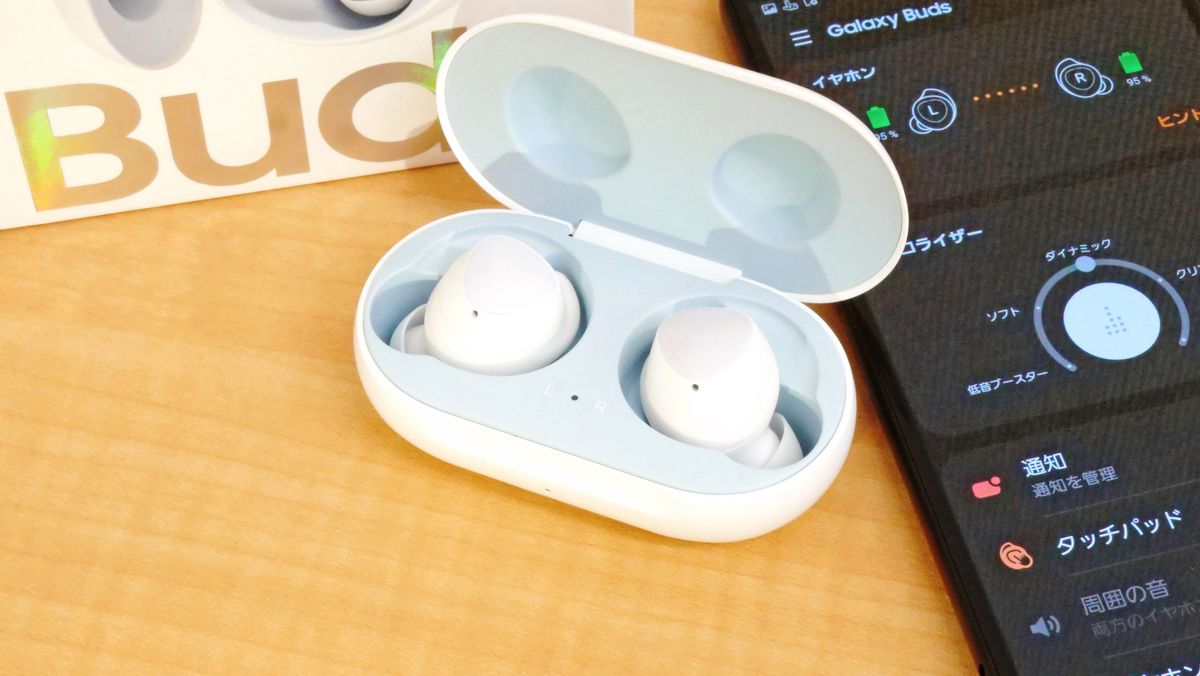 Samsungの完全ワイヤレスbluetoothイヤホン Galaxy Buds 実機レビュー ワンタッチで外部音聞き取りも可能に Gigazine