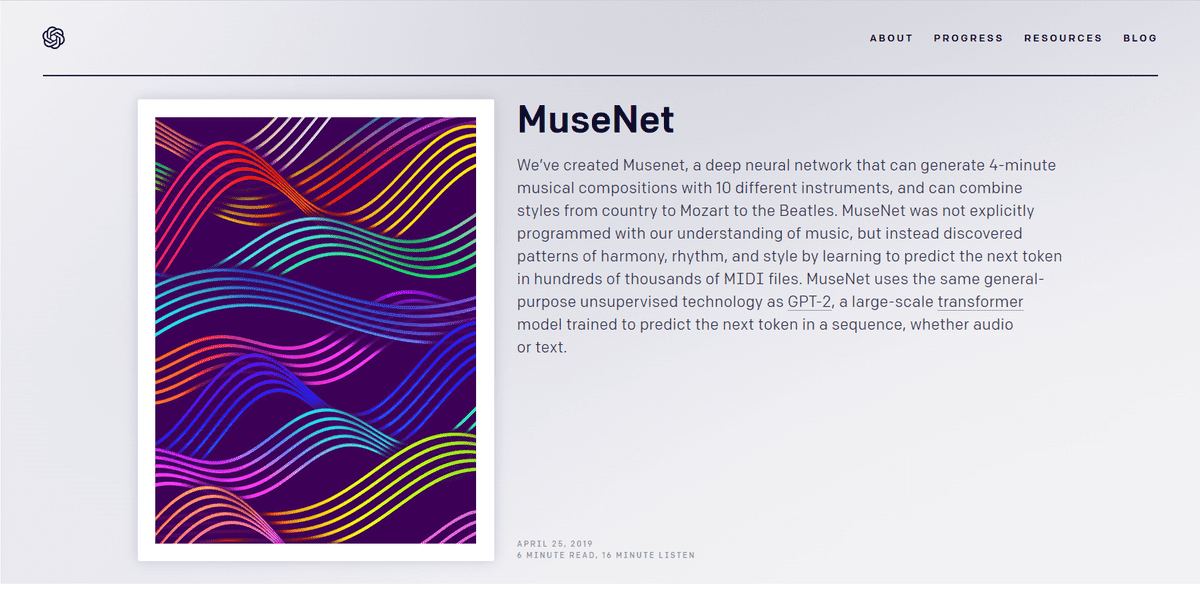 無料で ディズニー風ゴッドファーザーのテーマ などaiに曲の雰囲気を指示して簡単に作曲できる Musenet を使ってみた Gigazine