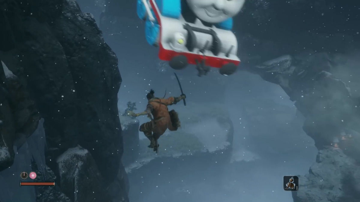 This PC mod replaces Sekiro's Great Serpent with Thomas the Tank