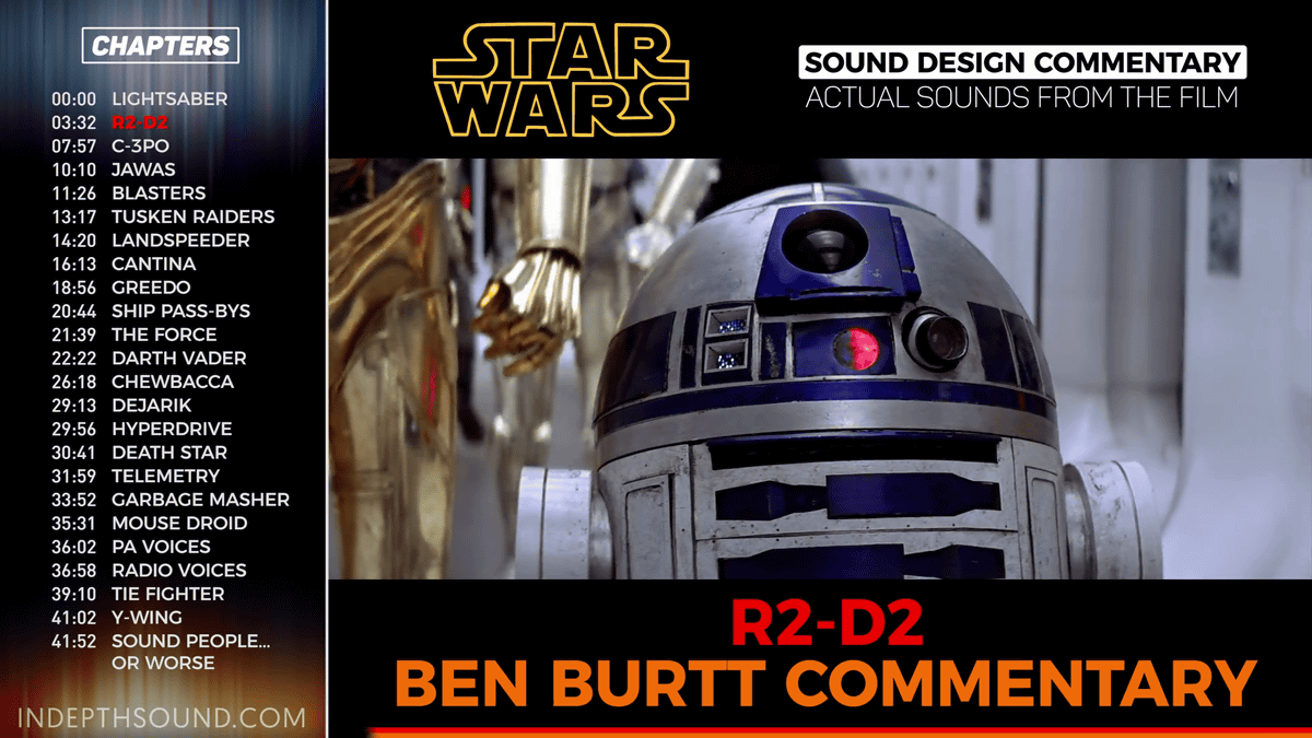 Manøvre Stavning Forbipasserende A sound designer talks about the process of producing Star Wars sound  effects such as R2-D2's voice and Darth Vader's breathing sound. - GIGAZINE