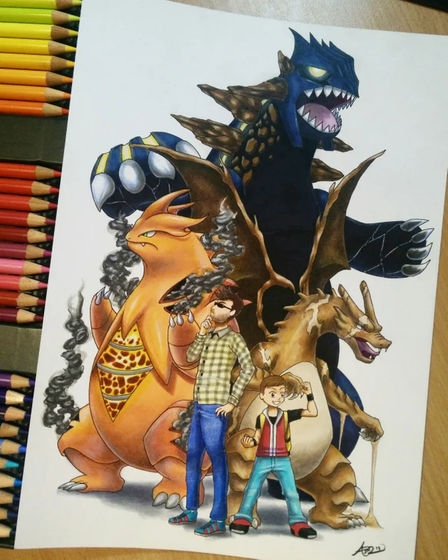 もしもあのポケモンのタイプが違ったら をアーティストがお絵描きで表現 Gigazine