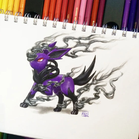 もしもあのポケモンのタイプが違ったら をアーティストがお絵描きで表現 Gigazine