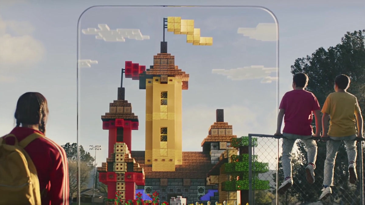 Ar Game Minecraft Earth To Finally Release Micra To The Real World With A Smartphone Is Finally Announced Gigazine