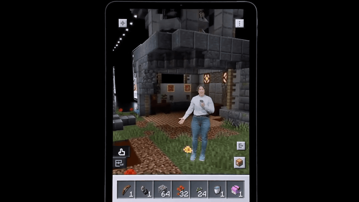 Minecraft Earth Screenshots on iOS 