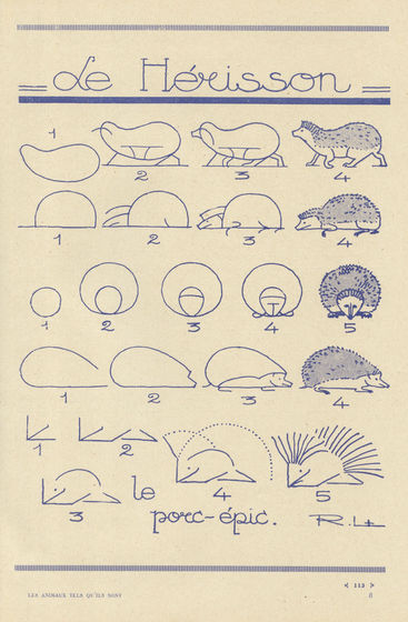 1930年に出版された動物の描き方を指南した解説書がすごくわかりやすい Gigazine