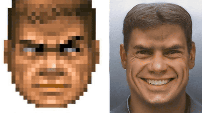 Succeeded in regaining a smile by `` realizing '' the hero of `` DOOM ''  with neural network - GIGAZINE