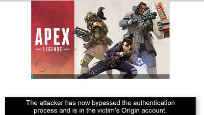 人気バトルロイヤル Apex Legends を配信するプラットフォームにアカウント乗っ取りの脆弱性が見つかったという報告 Gigazine