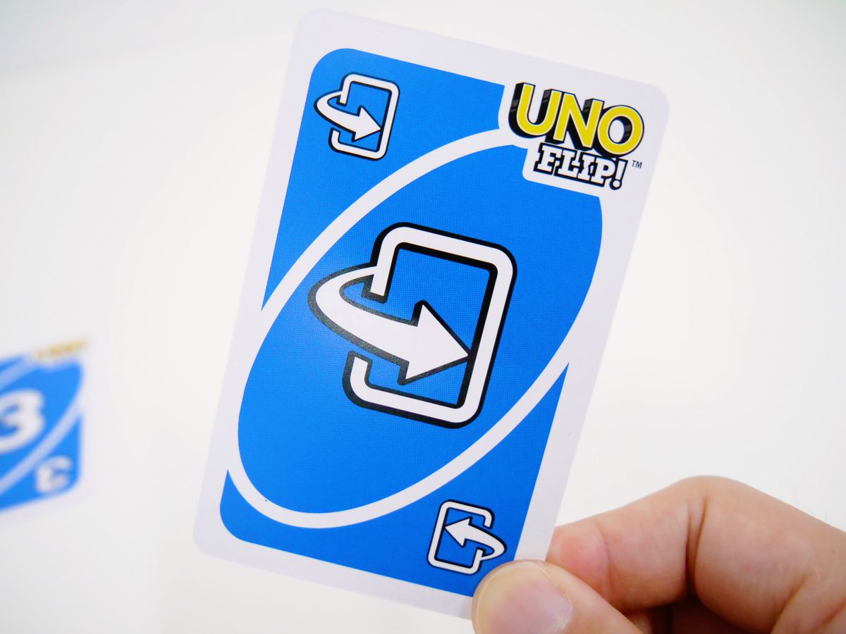 I Tried Playing Uno Flip Of The Front And Back Integrated Card