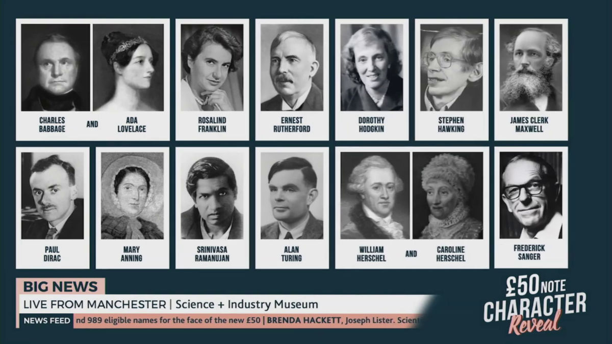 天才数学者アラン チューリングが新50ポンド紙幣の肖像に Gigazine