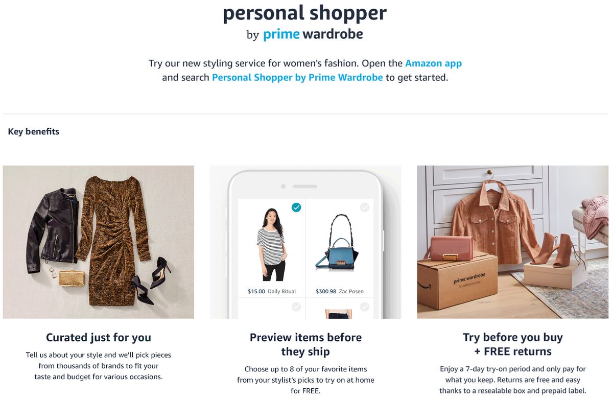 s Personal Shopper, a service that lets your own stylist