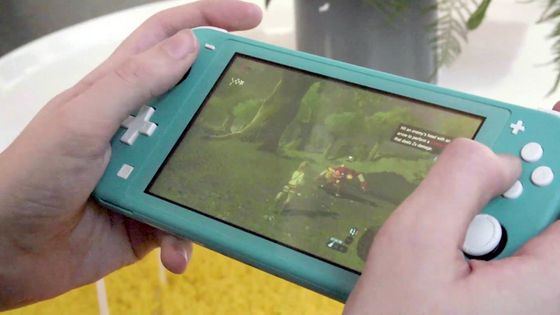 Nintendo Switch Liteの実機プレイ映像が公開される - GIGAZINE