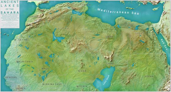 世界最大の砂漠である「サハラ砂漠」はかつて緑にあふれていた - GIGAZINE