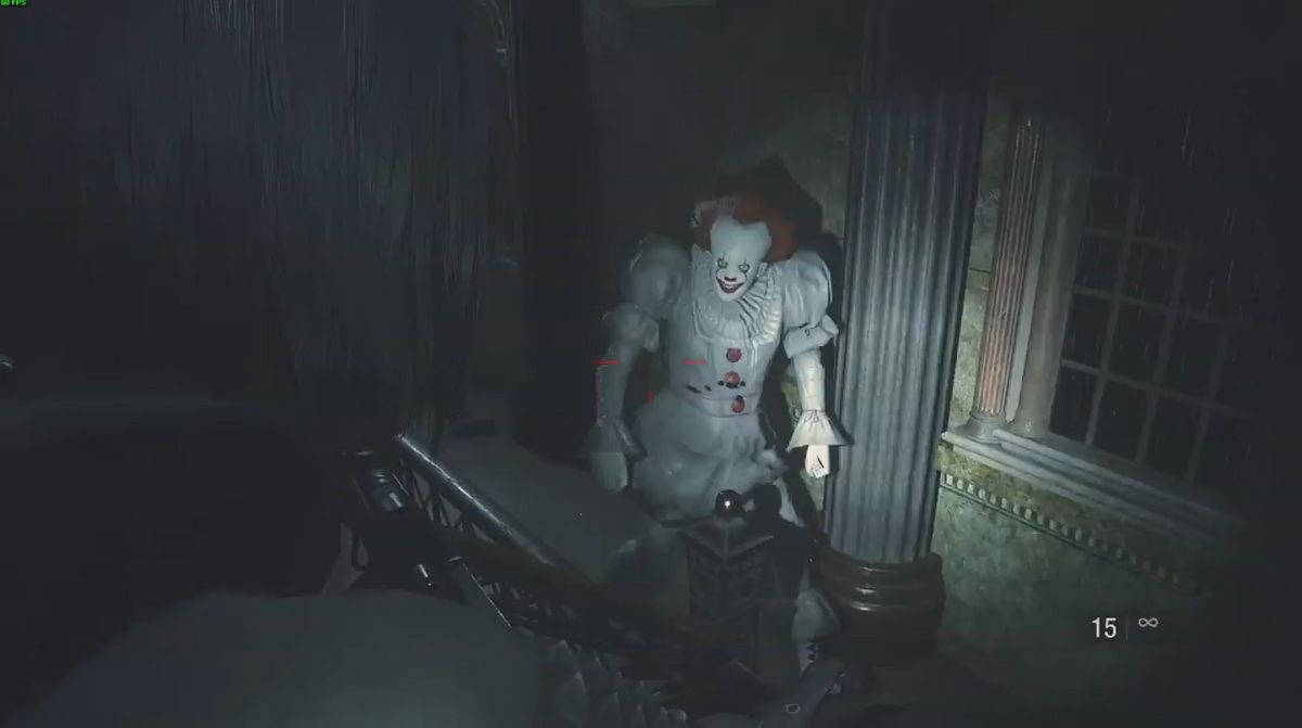 バイオハザード Re 2のタイラントを恐怖の殺人ピエロ ペニーワイズ にしてしまうmodが登場 Gigazine