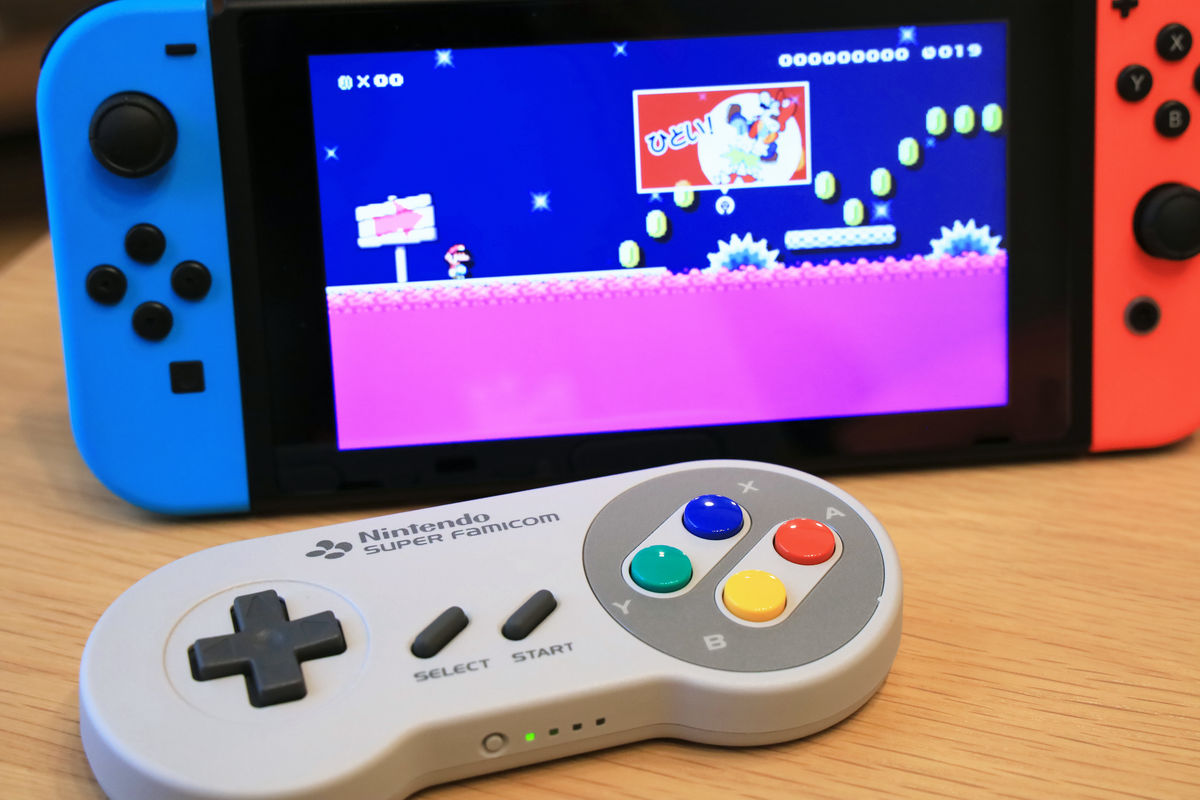 懐かしのスーファミコントローラーでNintendo Switchがプレイできる