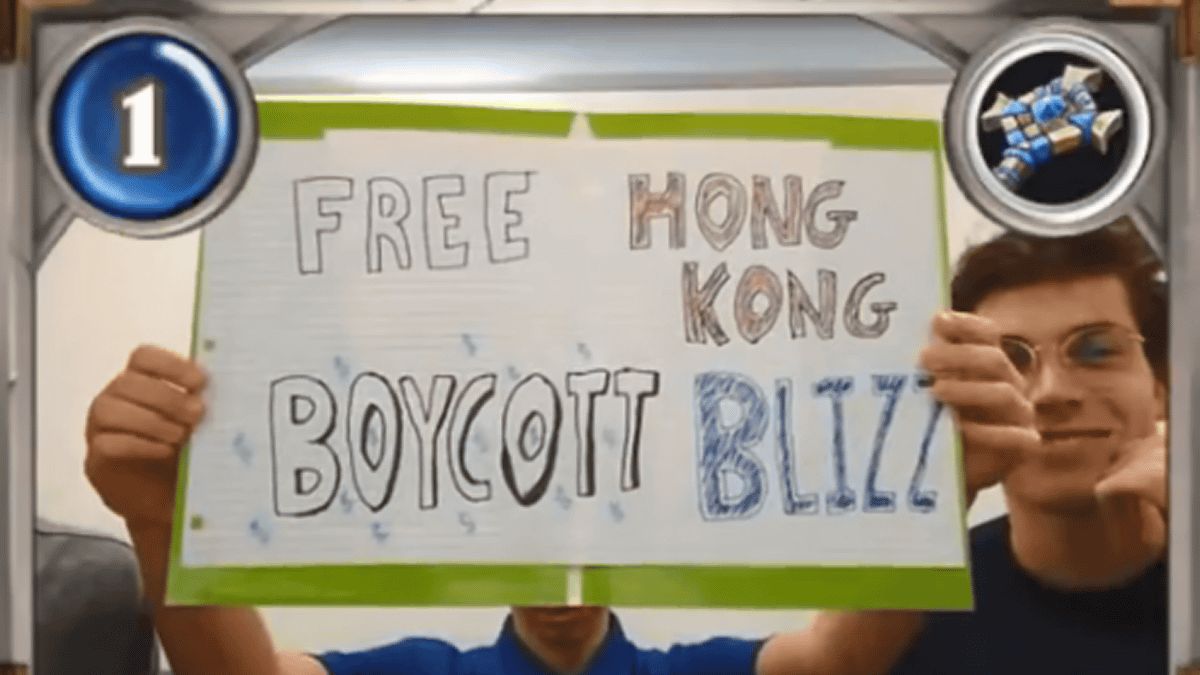 生放送中に香港デモの支持を表明した大学のハースストーンチームが6カ月の出場停止処分を受ける Gigazine