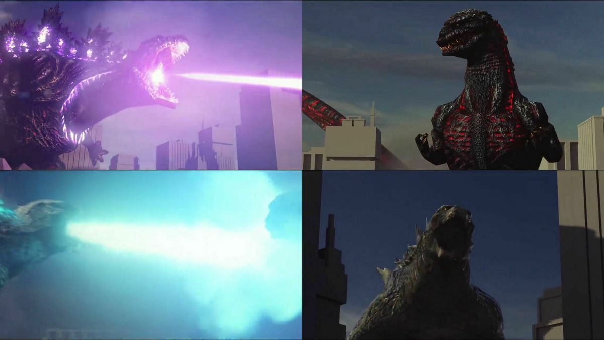 Shin Godzilla VS Hollywood version Godzilla's dream monster top