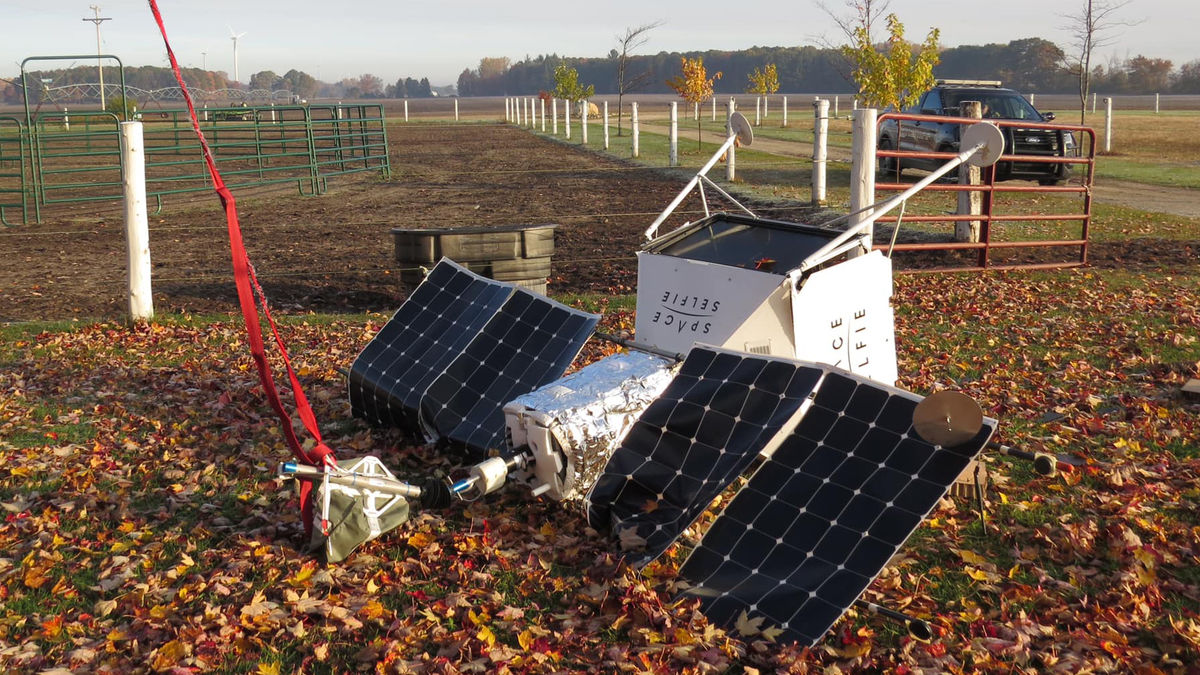 Space Satellite Crashes In Front Yard Of Michigan Home Space Satellite Crashes In Front Yard Of Michigan Home