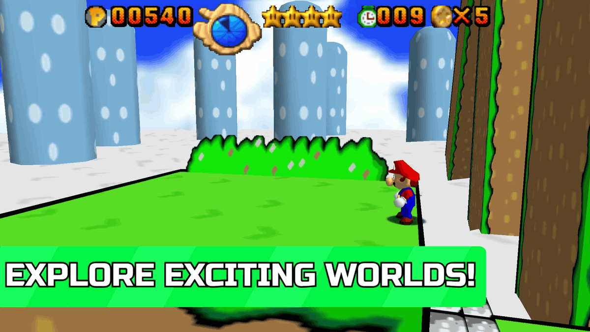 スーパーマリオ64のグラフィックでファンメイドの3dマリオ新作が遊べる Super Mario 64 Land が登場 Gigazine
