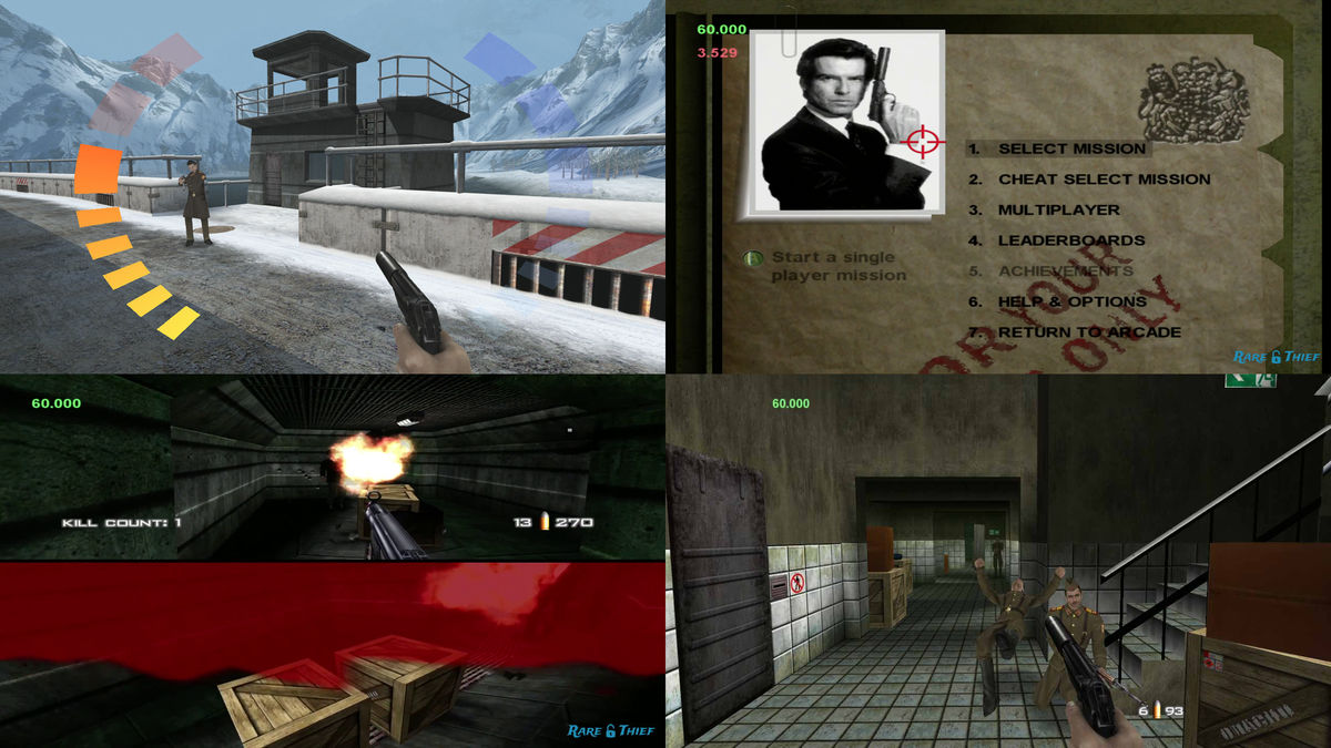 NINTENDO 64's legendary masterpiece `` Golden Eye 007 '' Phantom