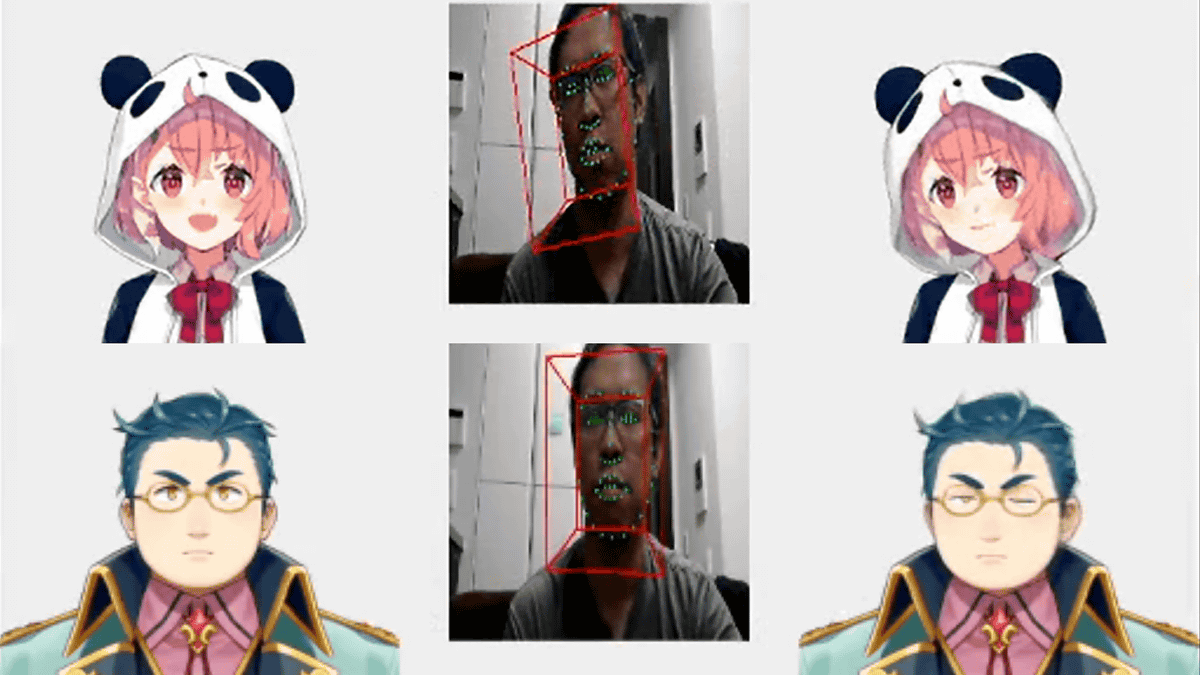 たった1枚のキャラ画像とウェブカメラで誰でもvtuberになれるシステムをgoogleのエンジニアが発表 Gigazine