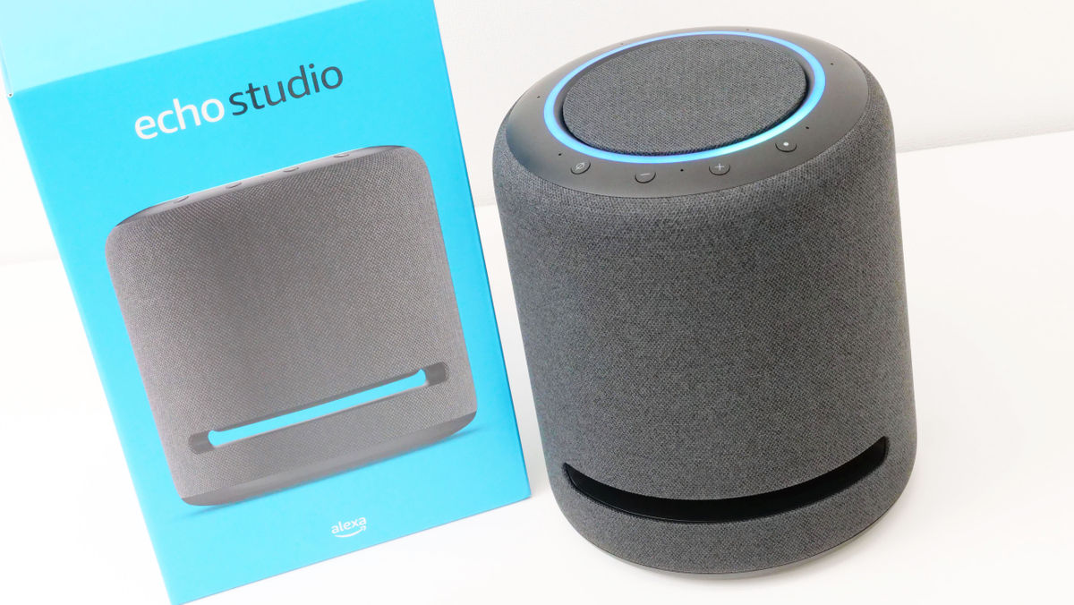 Echoシリーズ最高音質＆スマートホームハブ内蔵の「Amazon Echo Studio