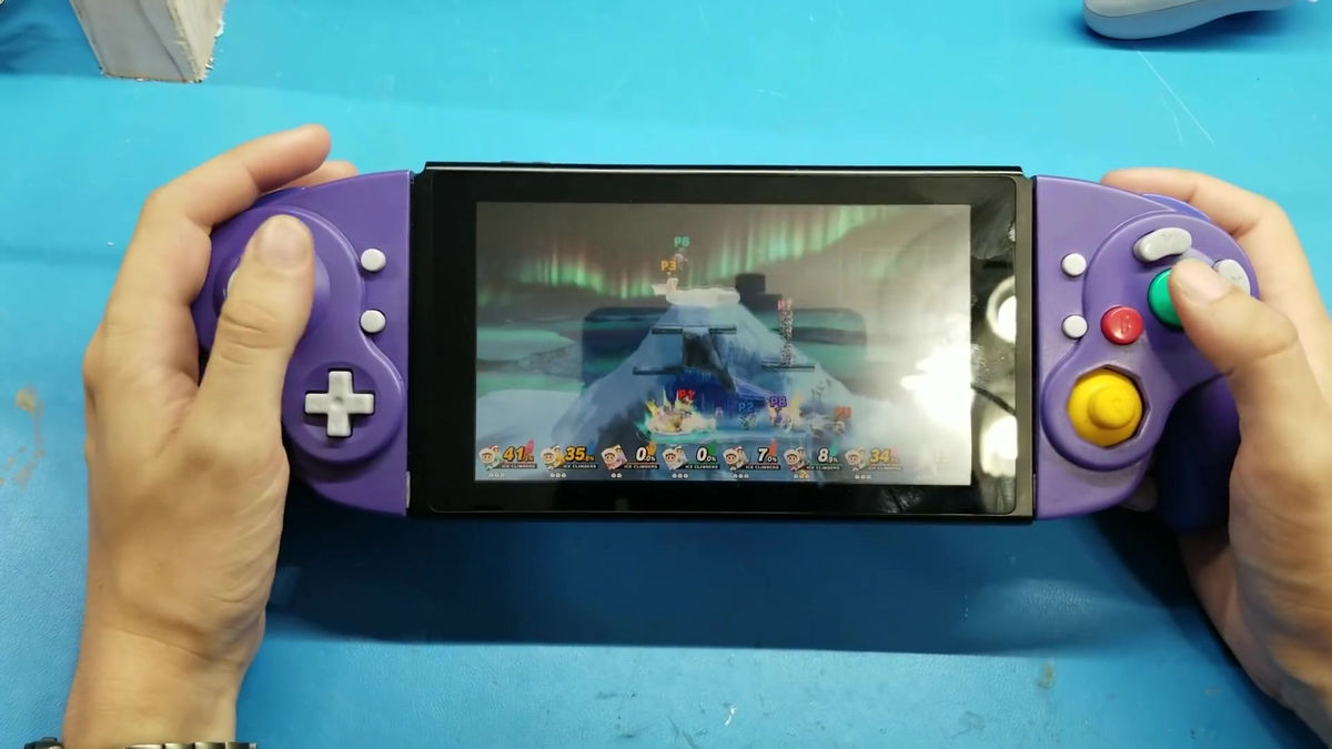 Nintendo SwitchのJoy-Conをゲームキューブのコントローラーに改造して 