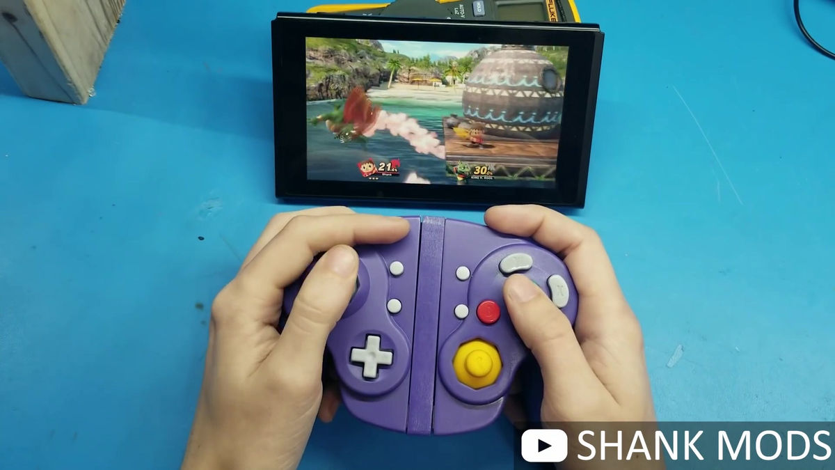 Nintendo SwitchのJoy-Conをゲームキューブのコントローラーに改造してしまった猛者が現る - GIGAZINE