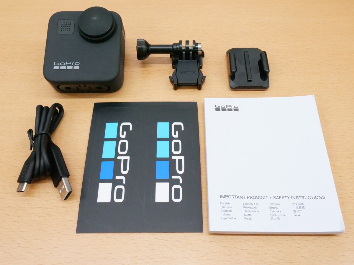 4Kを上回る「5.6K」の360度のムービーが撮影可能な「GoPro MAX」は一台