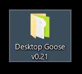 Someone made a goose that you download and it messes with your computer.  (Credit - SamNChiet) : r/pcmasterrace