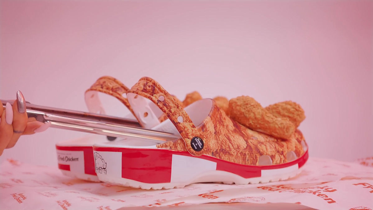 kentucky fried chicken crocs shoes