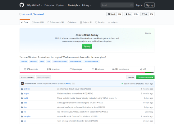 github microsoft terminal