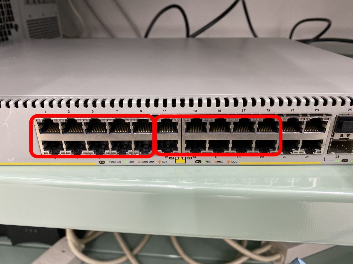 I tried to combine a lot of optical line termination devices using