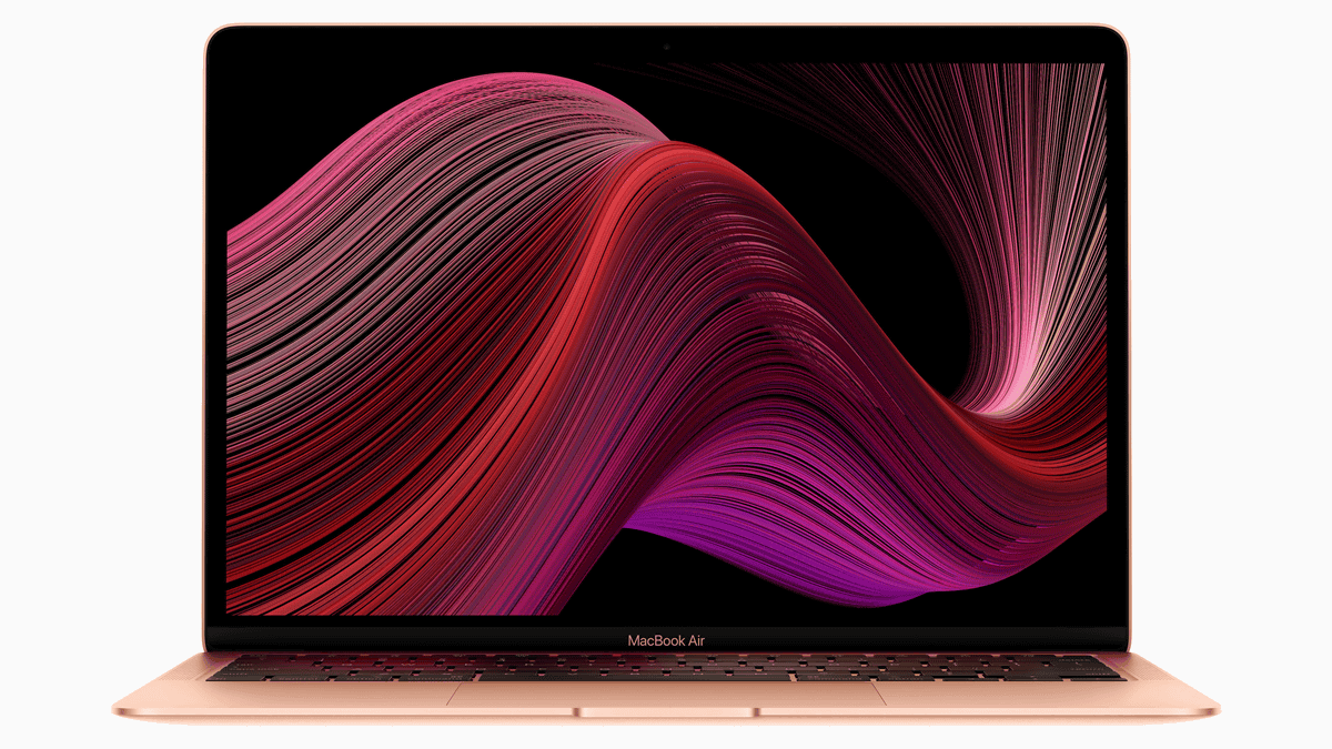 The new MacBook Air is equipped with the 10th generation Intel